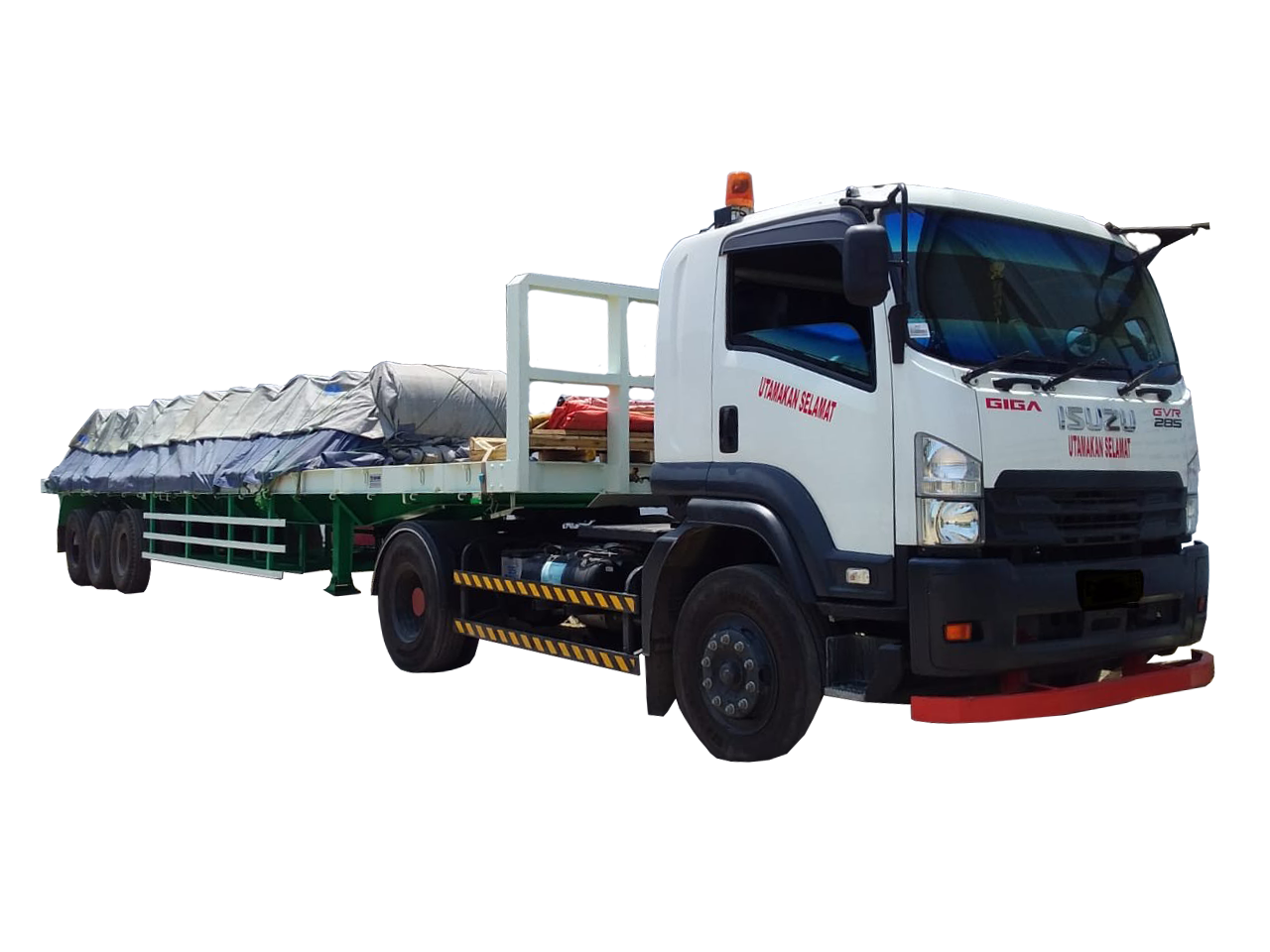 Trailer Flat Bed / Trailer Lantai Los Bak
